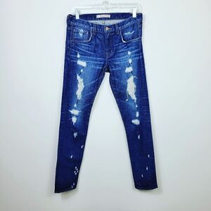 J Brand DK Shredder Skinny Jeans 25#021